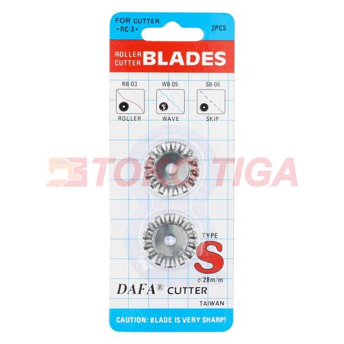 [EZO.0301277] Pinking Blade - Refill Rotary Cutter 28mm Taiwan - WB 05