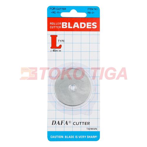 [EZO.0301278] Mata Pisau Refill Untuk Rotary Cutter 45 mm Taiwan DAFA - RB 01