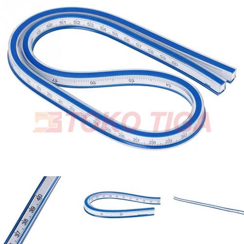 [EZO.0301287] Penggaris Flexible Curve Ruler / Flexi Elastic /Quilters 60 cm (CT-60)