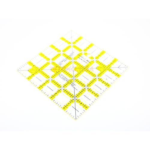 [EZO.0301346] Quilting Ruler / Penggaris Quilting Patchwork 5 x 5 inch - QR-01