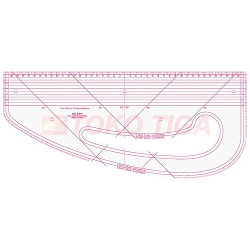 [EZO.0301365] Penggaris Jahit/Menjahit/Busana - Quilting Ruler 60cm - 8511/6511