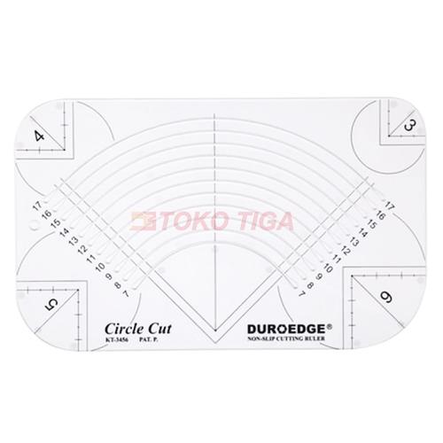 [EZO.0301369] Quilting Ruler / Penggaris Pola Patchwork - Model Bulat Oval - KT-3456