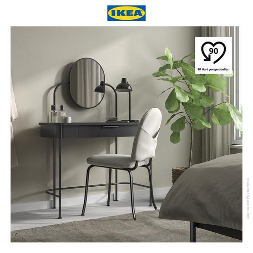 [EZO.0500025] IKEA GRAFJALLET Meja Rias Antrasit 100x42cm