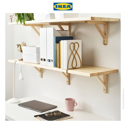 [EZO.0500082] IKEA SPAJL Penahan Buku Minimalis Emas