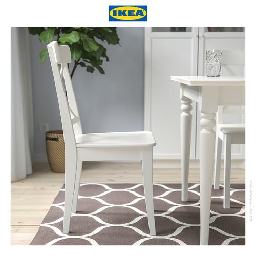 [EZO.0500101] IKEA INGOLF Kursi Makan Minimalis Putih