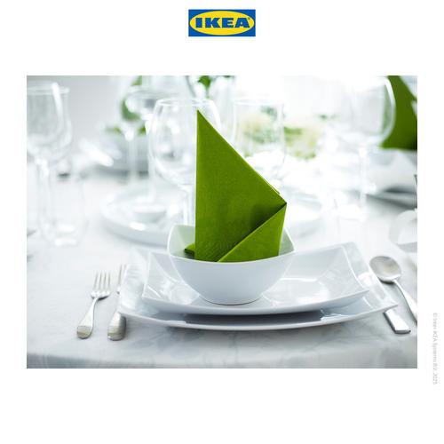 [EZO.0500104] IKEA FANTASTISK Serbet Kertas / Tissue Hijau Medium 40x40cm Isi 50pcs