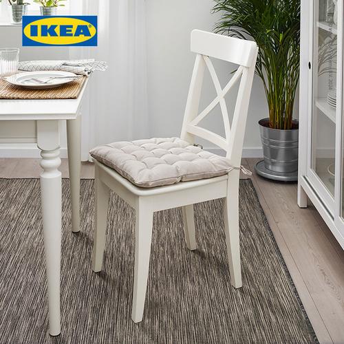 [EZO.0500108] IKEA VIPPART Bantal Kursi Krem 38x38x6.5cm