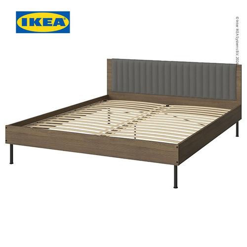 [EZO.0500117] IKEA BRUKSVARA Rangka Tempat Tidur Cokelat 180x200 cm
