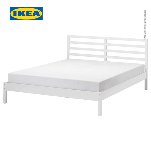 [EZO.0500163] IKEA TARVA Rangka Tempat Tidur Minimalis Diwarnai Putih 180x20cm