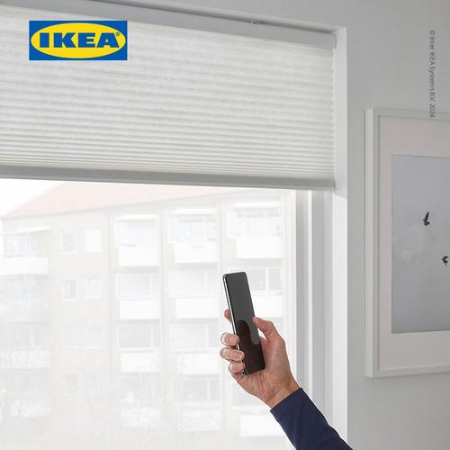 [EZO.0500172] IKEA PRAKTLYSING Tirai Gulung Anti Tembus Cahaya Dengan Remote 100x195cm
