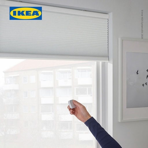 [EZO.0500173] IKEA TREDANSEN Tirai Gulung Anti Tembus Cahaya Dengan Remote 60x195cm