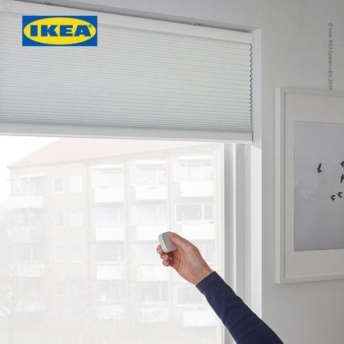[EZO.0500173] IKEA TREDANSEN Tirai Gulung Anti Tembus Cahaya Dengan Remote 60x195cm