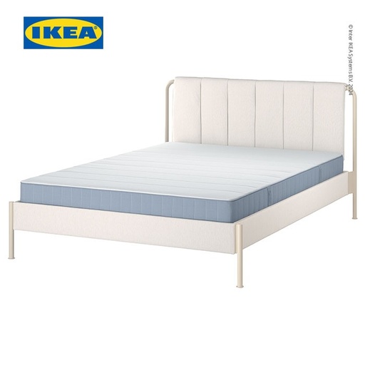 [EZO.0500188] IKEA TALLASEN Rangka Tempat Tidur Berlapis Dengan Kasur 180x200cm