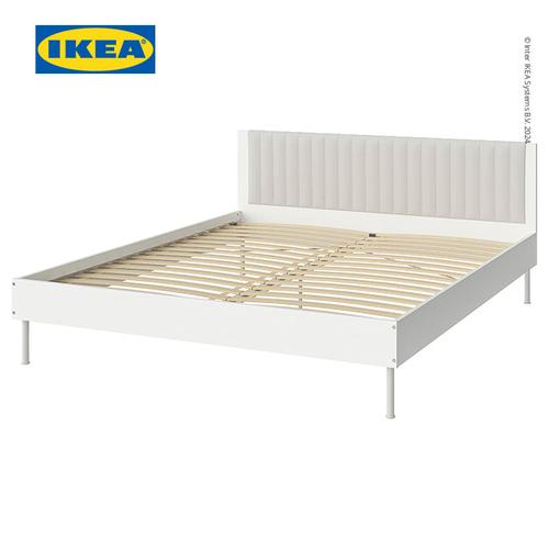 [EZO.0500194] IKEA BRUKSVARA Rangka Tempat Tidur Putih 180x200 cm