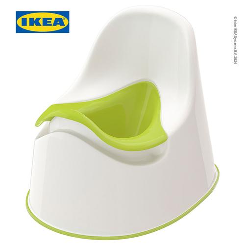 [EZO.0500216] IKEA LOCKIG Toilet Anak Putih/Hijau