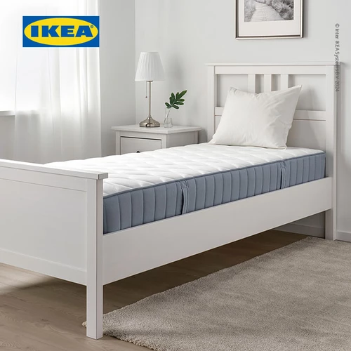 [EZO.0500217] IKEA VAGSTRANDA Kasur Kantong Pegas Tipe Keras Biru Muda 90x200cm