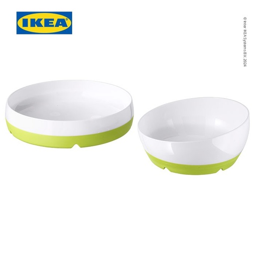 [EZO.0500219] IKEA SMAGLI Piring / Mangkok Bayi Set Isi 2pcs