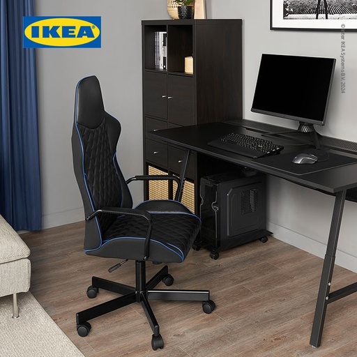 [EZO.0500225] IKEA UTESPELARE Kursi Gaming Hitam Nyaman Minimalis