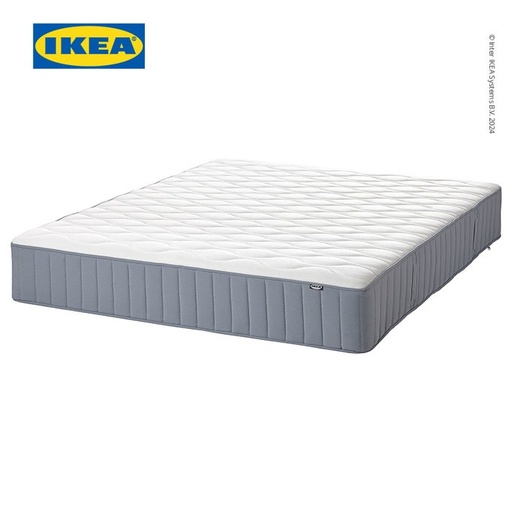 [EZO.0500228] IKEA VAGSTRANDA Kasur Kantong Pegas Tipe Keras Biru Muda 160x200cm