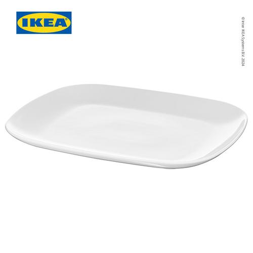 [EZO.0500246] IKEA VARDERA Piring Makan Putih 31x26cm