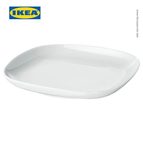 [EZO.0500270] IKEA VARDERA Piring Kecil Putih 18x18cm