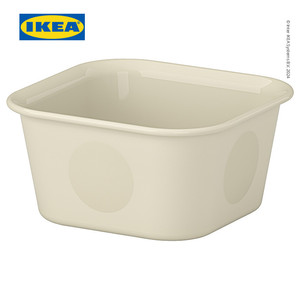 [EZO.0500283] IKEA NOJIG Kotak Pengatur Bahan Plastik 10x10x5 cm