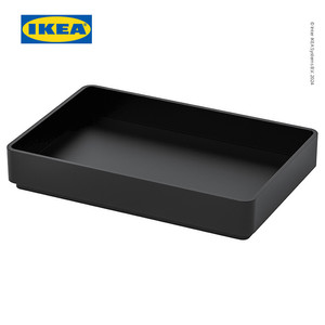 [EZO.0500288] IKEA SKOGSVIKEN Baki / Kotak Penyimpanan Hitam 10x15cm