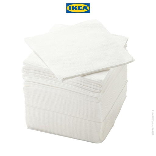 [EZO.0500294] IKEA STORATARE Serbet Kertas / Tissue Putih 30x30 cm Isi 150pcs