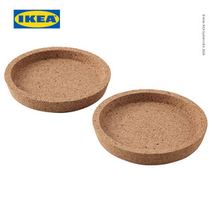 [EZO.0500309] IKEA 365+ Tatakan Gelas Gabus 10cm Isi 2pcs