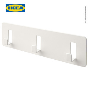[EZO.0500341] IKEA GALTBOX Pengait Dinding dengan 3 Hook dan Perekat