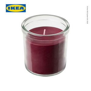 [EZO.0500352] IKEA STORTSKON Lilin Beraroma Beri/Merah Dalam Gelas Tahan 40 Jam