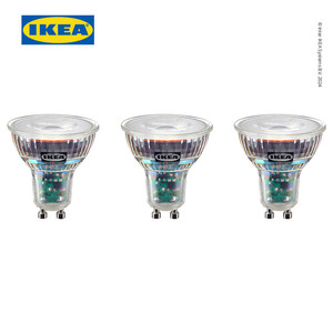 [EZO.0500358] IKEA SOLHETTA Bohlam LED GU10 230 Lumen 2700K Isi 3pcs