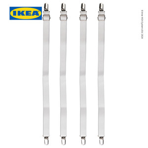 [EZO.0500366] IKEA JULKAKTUS Pengikat Elastis Untuk Sprei Serbaguna Isi 4pcs