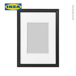 [EZO.0500396] IKEA KNOPPANG Bingkai Foto Hitam 21x30cm