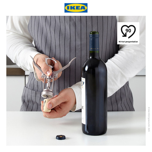 [EZO.0500398] IKEA IDEALISK Pembuka Botol Anggur Serbaguna