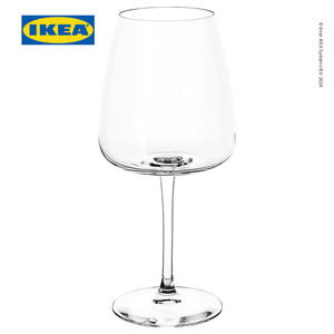 [EZO.0500415] IKEA DYRGRIP Gelas Anggur Kaca Bening 58cl