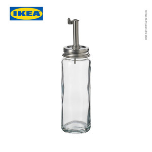 [EZO.0500426] IKEA CITRONHAJ Botol Penyimpanan Cuka / Minyak Bahan Kaca Serbaguna 16cm