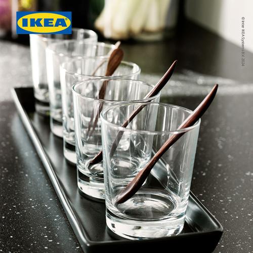 [EZO.0500436] IKEA GODIS Gelas Kaca Bening 23cl Isi 6pcs