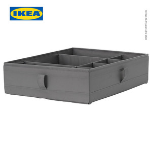[EZO.0500437] IKEA SKUBB Kotak Penyimpanan Dengan Kompartemen 44x34x11cm