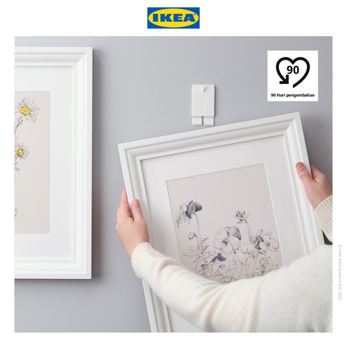 [EZO.0500447] IKEA ALFTA Pengait Dengan Perekat Dinding