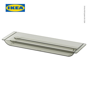 [EZO.0500449] IKEA VISSLAAN Pengatur Laci Abu-Abu 35x11x3cm