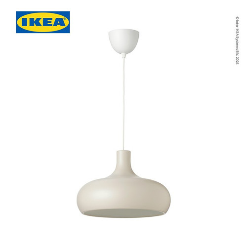 [EZO.0500450] IKEA VAXJO Lampu Gantung Krem Minimalis 38cm