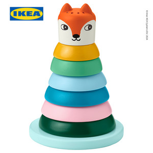 [EZO.0500458] IKEA UPPSTA Mainan Anak Edukasi Stacking Ring Aneka Warna