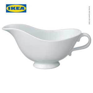 [EZO.0500460] IKEA UPPLAGA Tempat Kuah / Gravy Putih 0.3L