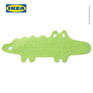 [EZO.0500469] IKEA PATRULL Alas Kamar Mandi Anti Slip Buaya Hijau 33x90cm