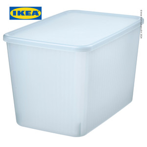 [EZO.0500475] IKEA RYKTA Kotak Penyimpanan Dengan Tutup 24x36x23 cm/14.5 L