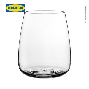 [EZO.0500476] IKEA BERAKNA Vas Bunga / Tanaman Kaca Bening 18cm