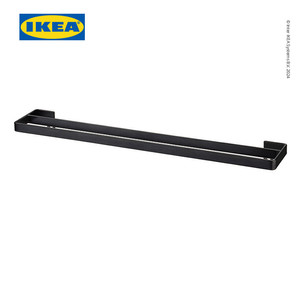 [EZO.0500483] IKEA SKOGSVIKEN Gantungan Handuk Hitam 60cm
