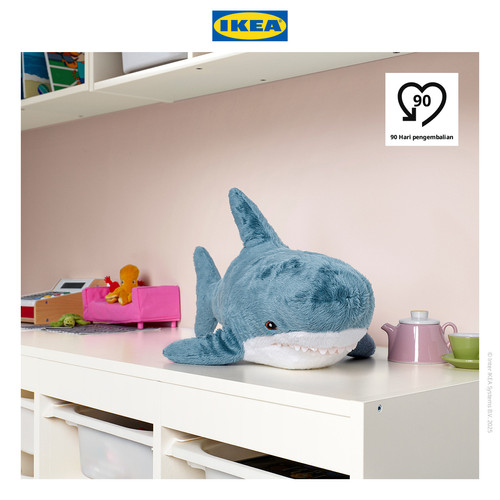 [EZO.0500484] IKEA BLAHAJ Boneka Bayi Hiu 55cm