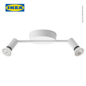 [EZO.0500488] IKEA KRUSNATE Lampu Sorot Plafon Dengan 2 Tempat Minimalis